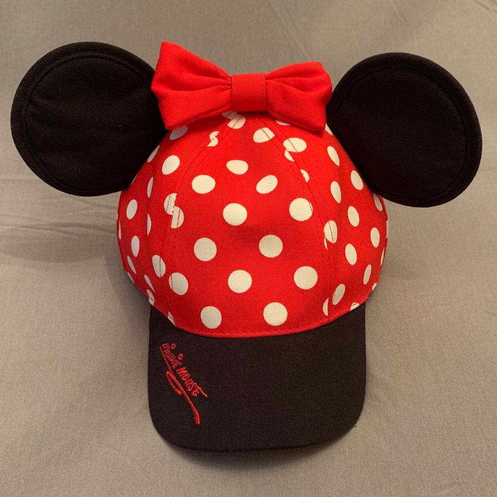 Minnie Mouse Baseball Cap With Ears